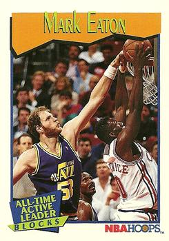 #534 Mark Eaton - Utah Jazz - 1991-92 Hoops Basketball