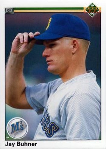 #534 Jay Buhner - Seattle Mariners - 1990 Upper Deck Baseball