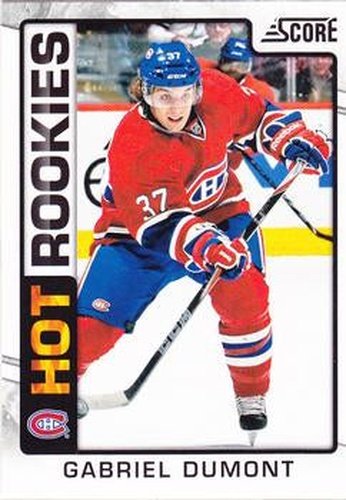 #534 Gabriel Dumont - Montreal Canadiens - 2012-13 Score Hockey