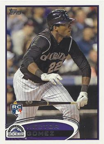 #534 Hector Gomez - Colorado Rockies - 2012 Topps Baseball