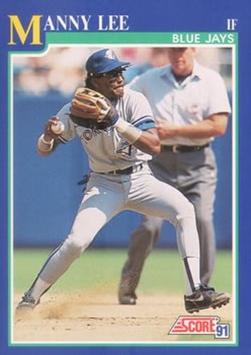 #534 Manny Lee - Toronto Blue Jays - 1991 Score Baseball