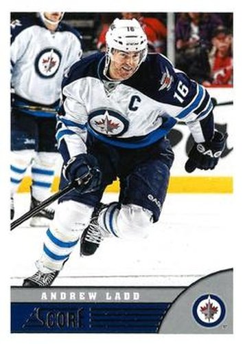 #534 Andrew Ladd - Winnipeg Jets - 2013-14 Score Hockey