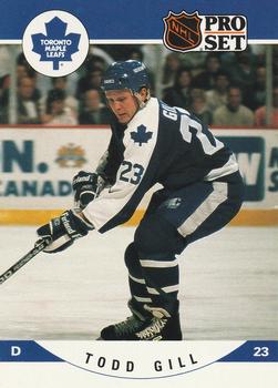 #534 Todd Gill - Toronto Maple Leafs - 1990-91 Pro Set Hockey