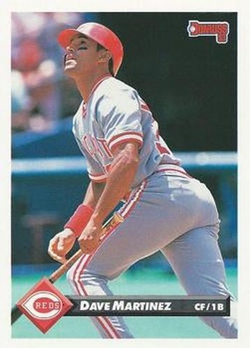 #534 Dave Martinez - Cincinnati Reds - 1993 Donruss Baseball