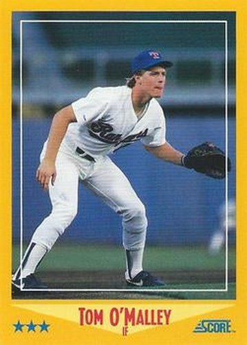 #534 Tom O'Malley - Texas Rangers - 1988 Score Baseball