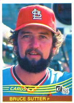 #534 Bruce Sutter - St. Louis Cardinals - 1984 Donruss Baseball