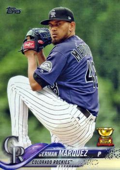 #534 German Marquez - Colorado Rockies - 2018 Topps Baseball