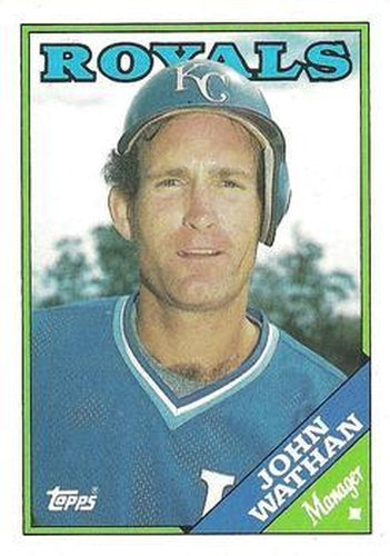 #534 John Wathan - Kansas City Royals - 1988 Topps Baseball