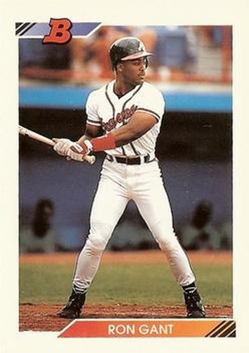 #534 Ron Gant - Atlanta Braves - 1992 Bowman Baseball