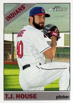 #534 T.J. House - Cleveland Indians - 2015 Topps Heritage Baseball