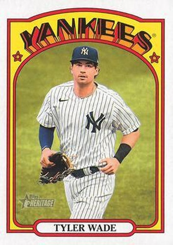 #534 Tyler Wade - New York Yankees - 2021 Topps Heritage Baseball