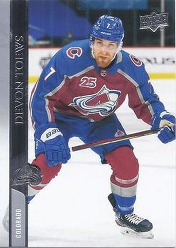 #534 Devon Toews - Colorado Avalanche - 2020-21 Upper Deck Hockey