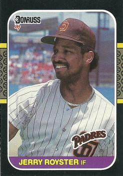 #534 Jerry Royster - San Diego Padres - 1987 Donruss Baseball