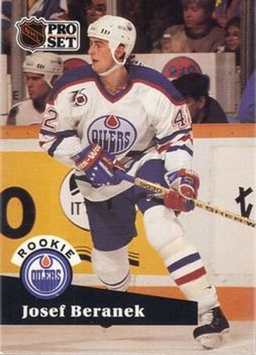 #534 Josef Beranek - 1991-92 Pro Set Hockey
