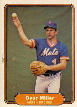 #534 Dyar Miller - New York Mets - 1982 Fleer Baseball