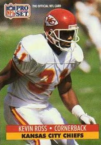 #535 Kevin Ross - Kansas City Chiefs - 1991 Pro Set Football