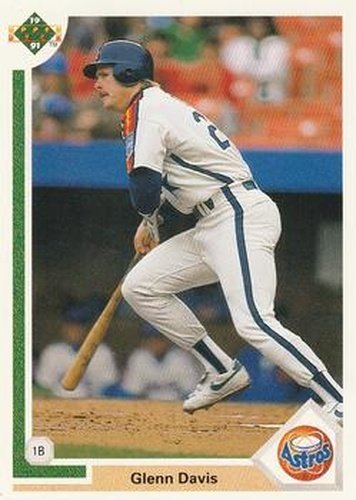 #535 Glenn Davis - Houston Astros - 1991 Upper Deck Baseball