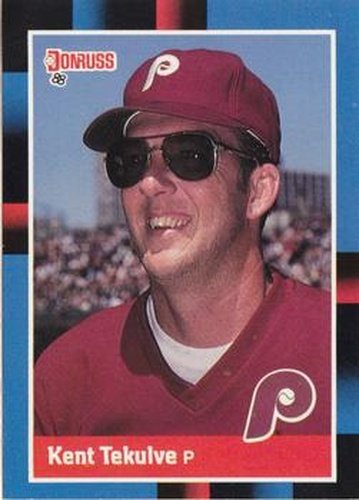 #535 Kent Tekulve - Philadelphia Phillies - 1988 Donruss Baseball