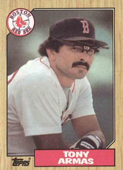 #535 Tony Armas - Boston Red Sox - 1987 Topps Baseball