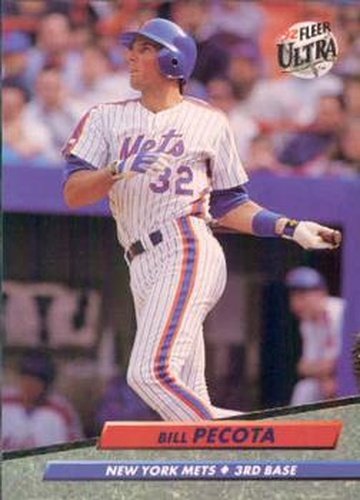 #535 Bill Pecota - New York Mets - 1992 Ultra Baseball