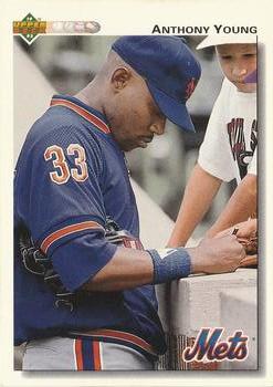 #535 Anthony Young - New York Mets - 1992 Upper Deck Baseball