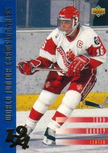 #535 Todd Harvey - Canada - 1993-94 Upper Deck Hockey