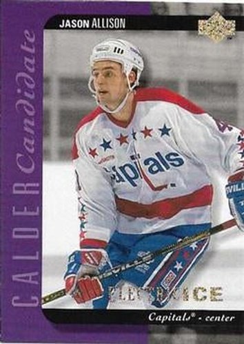 #535 Jason Allison - Washington Capitals - 1994-95 Upper Deck Hockey - Electric Ice