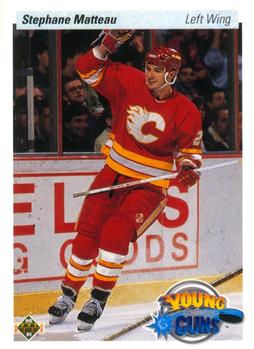 #535 Stephane Matteau - Calgary Flames - 1990-91 Upper Deck Hockey