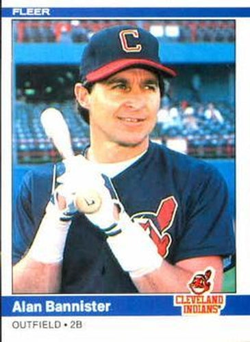 #535 Alan Bannister - Cleveland Indians - 1984 Fleer Baseball