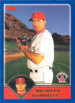 #535 Brendan Donnelly - Anaheim Angels - 2003 Topps Baseball