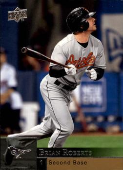 #535 Brian Roberts - Baltimore Orioles - 2009 Upper Deck Baseball