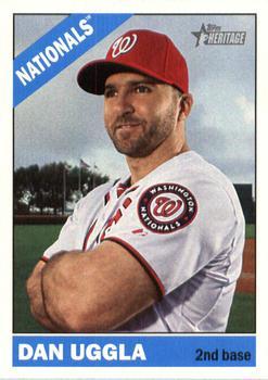 #535 Dan Uggla - Washington Nationals - 2015 Topps Heritage Baseball