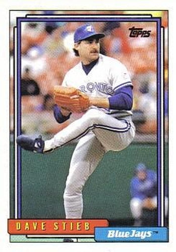 #535 Dave Stieb - Toronto Blue Jays - 1992 Topps Baseball