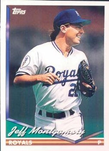 #535 Jeff Montgomery - Kansas City Royals - 1994 Topps Baseball