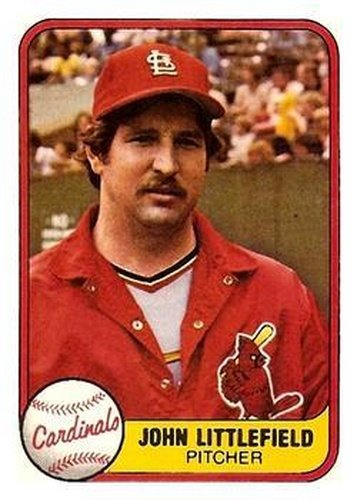 #535 John Littlefield - St. Louis Cardinals - 1981 Fleer Baseball