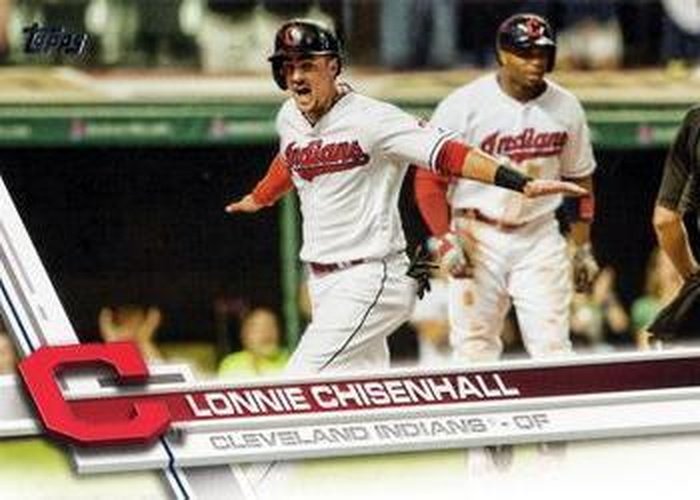 #535 Lonnie Chisenhall - Cleveland Indians - 2017 Topps Baseball