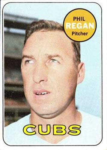 #535 Phil Regan - Chicago Cubs - 1969 Topps Baseball