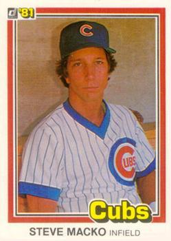 #535 Steve Macko - Chicago Cubs - 1981 Donruss Baseball