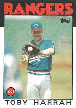 #535 Toby Harrah - Texas Rangers - 1986 Topps Baseball