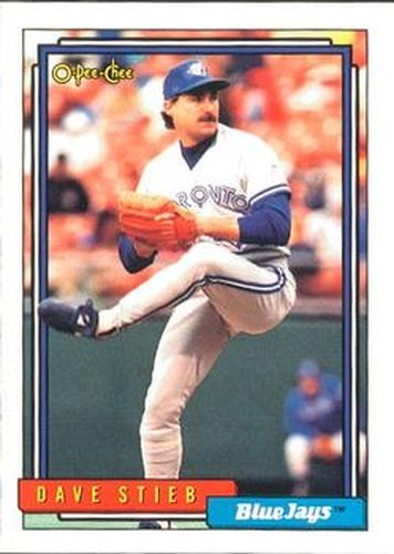 #535 Dave Stieb - Toronto Blue Jays - 1992 O-Pee-Chee Baseball