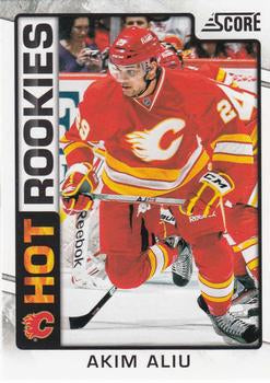 #535 Akim Aliu - Calgary Flames - 2012-13 Score Hockey