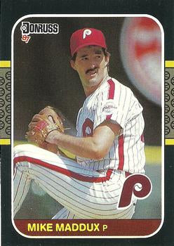 #535 Mike Maddux - Philadelphia Phillies - 1987 Donruss Baseball