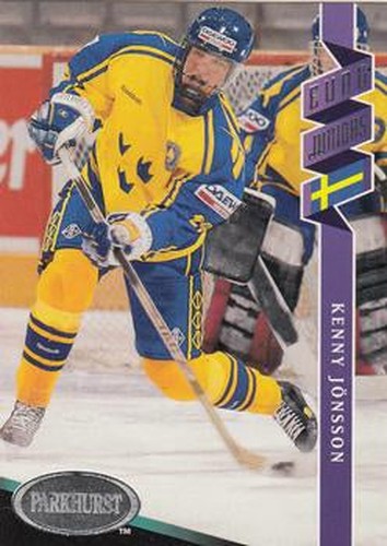 #535 Kenny Jonsson - Sweden - 1993-94 Parkhurst Hockey