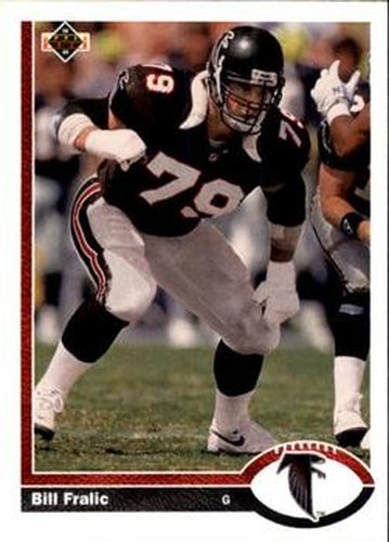#535 Bill Fralic - Atlanta Falcons - 1991 Upper Deck Football