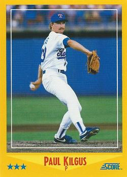 #536 Paul Kilgus - Texas Rangers - 1988 Score Baseball
