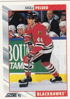 #536 Mike Peluso - Chicago Blackhawks - 1992-93 Score USA Hockey