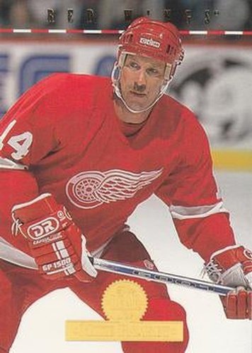 #536 Mike Ramsey - Detroit Red Wings - 1994-95 Leaf Hockey
