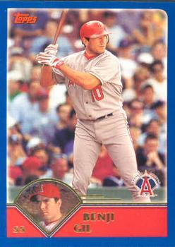#536 Benji Gil - Anaheim Angels - 2003 Topps Baseball