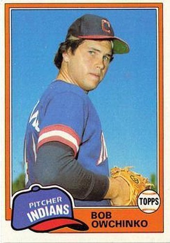 #536 Bob Owchinko - Cleveland Indians - 1981 Topps Baseball
