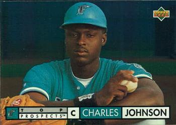 #536 Charles Johnson - Florida Marlins - 1994 Upper Deck Baseball